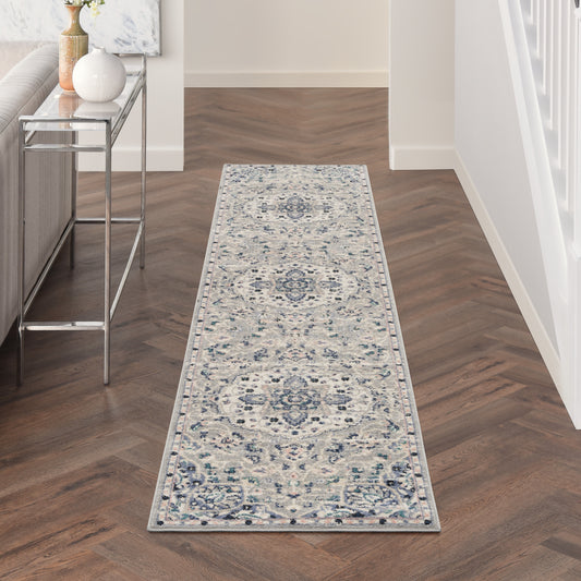 Nourison Passion Psn22 Grey/Beige Area Rug