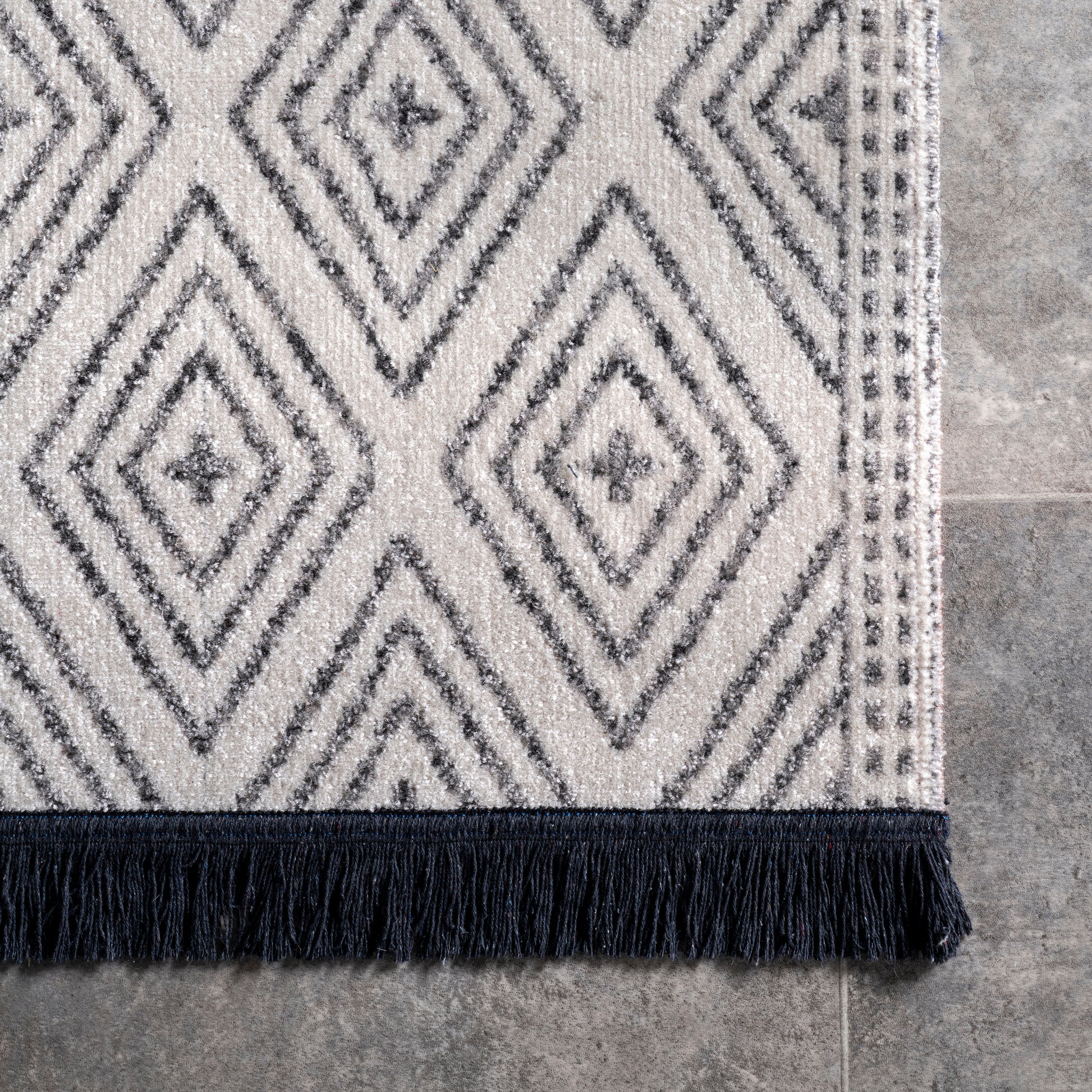 Nuloom Striped Miriam Nst1482B Gray Area Rug