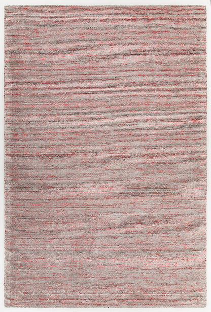 Chandra Xandra Xan-48402 Grey / Red Solid Color Area Rug