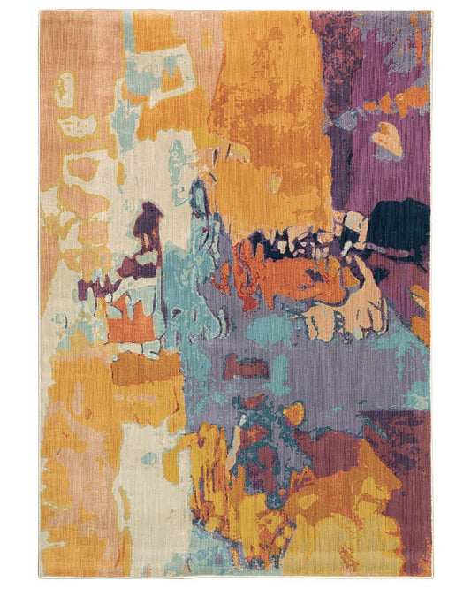 Oriental Weavers Sphinx Xanadu 70X Orange / Purple Area Rug