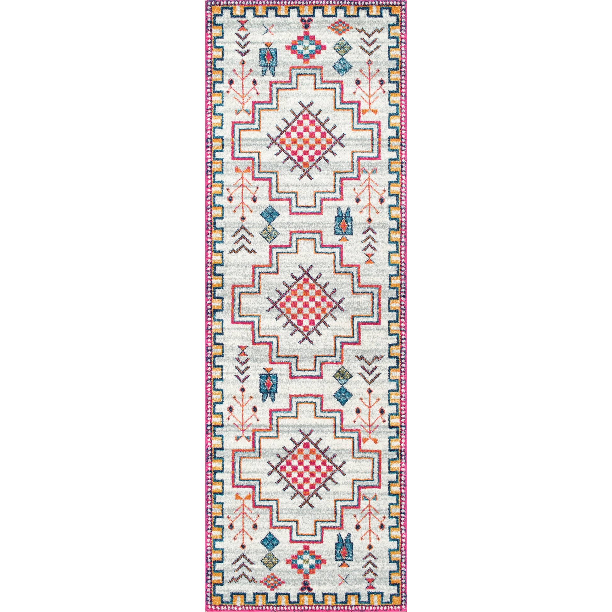 Nuloom Richelle Tribal Nri3152C Silver Area Rug