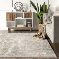 Nuloom Shirley Snake Print Nsh2481A Beige Area Rug