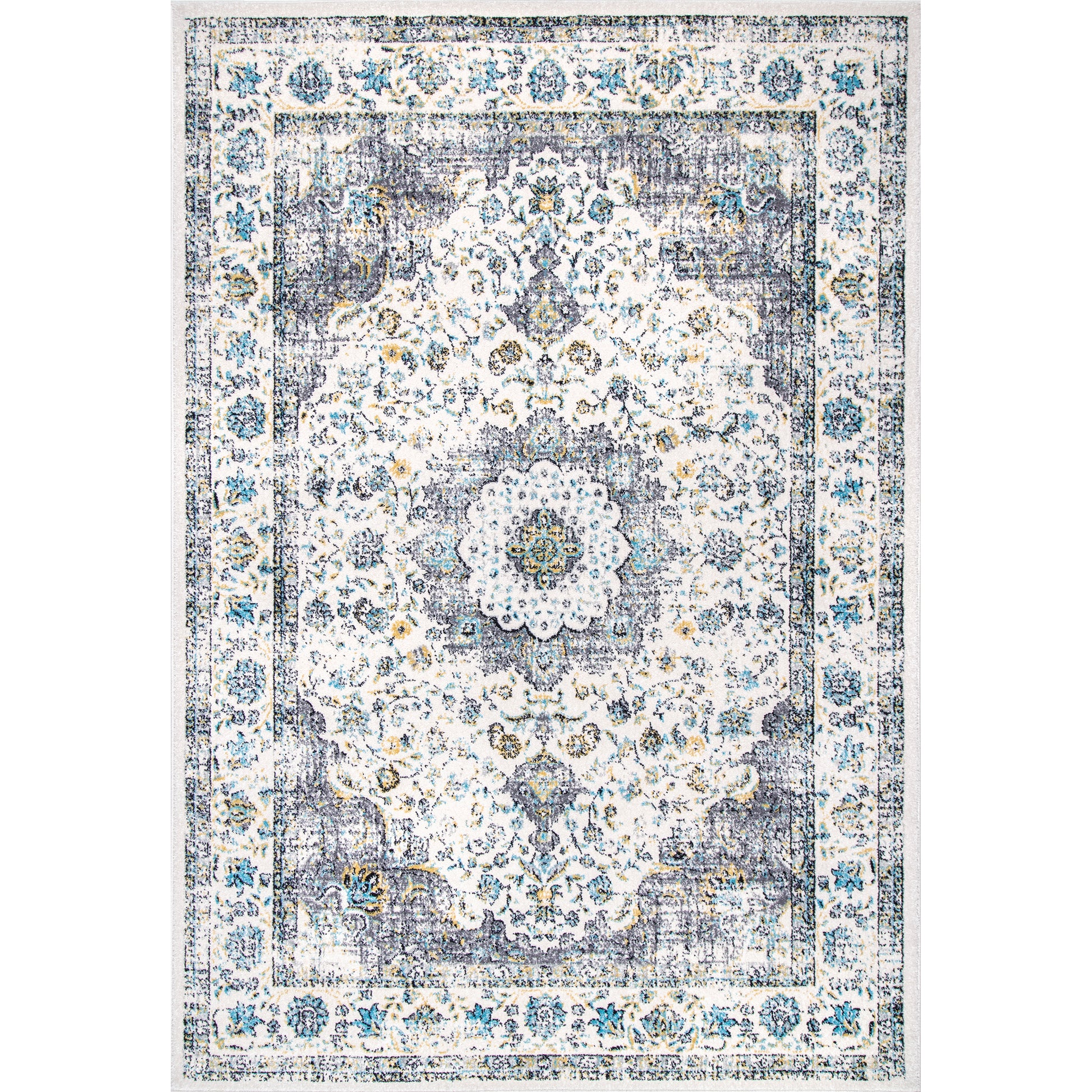 Nuloom Verona Persian Nve3109F Gray Area Rug