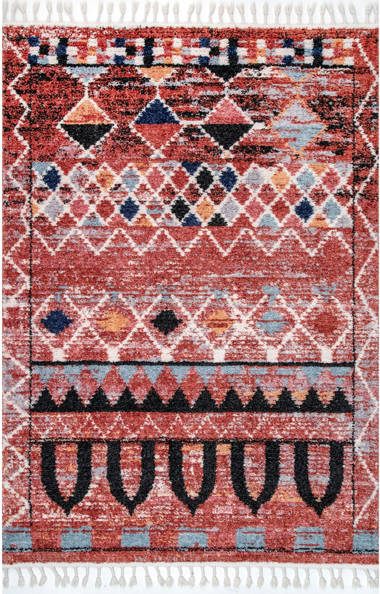 Nuloom Seke Festive Trellis Nse2173A Pink Area Rug