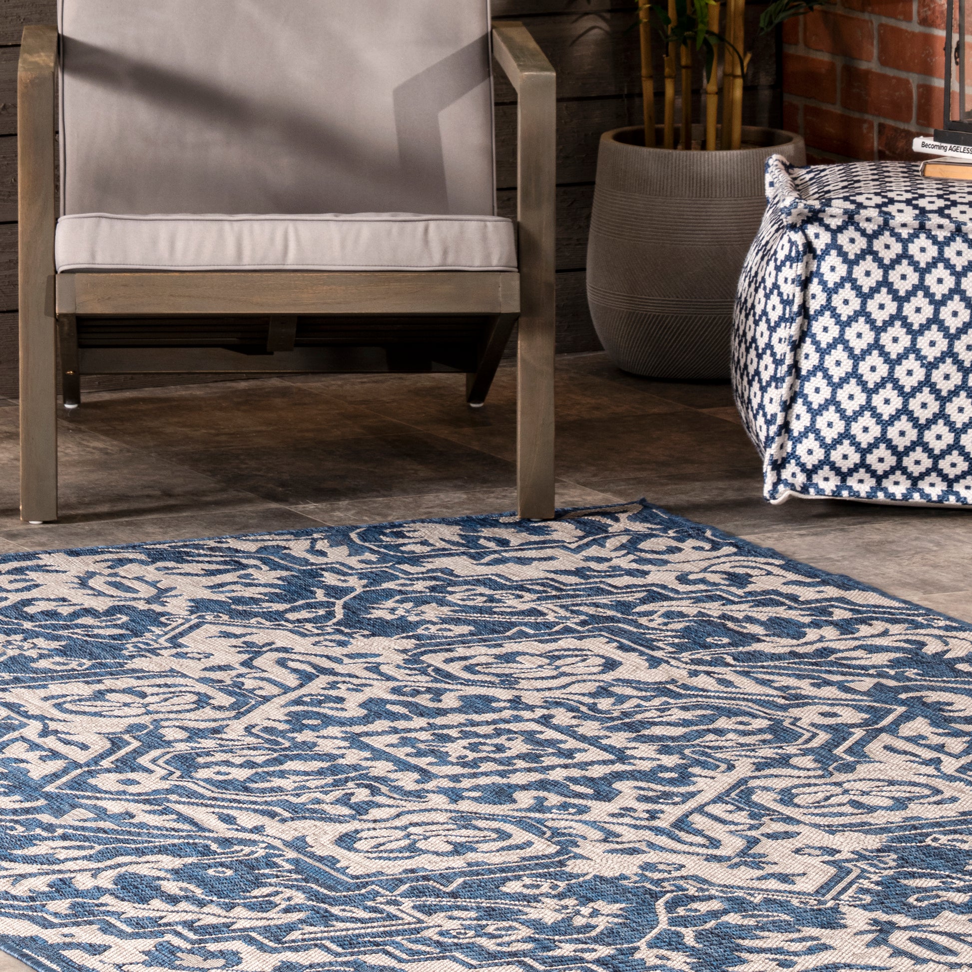 Nuloom Lane Elegant Nla1801B Blue Area Rug