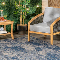 Nuloom Maeve Mottled Nma1780A Blue Area Rug