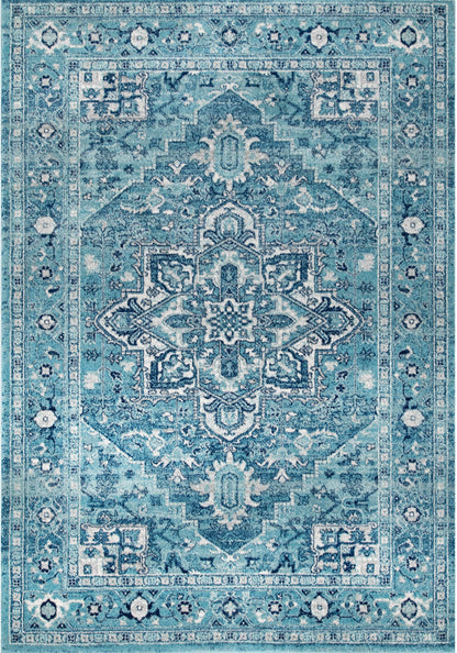 Nuloom Vintage Jaclyn Nvi3135A Aqua Area Rug