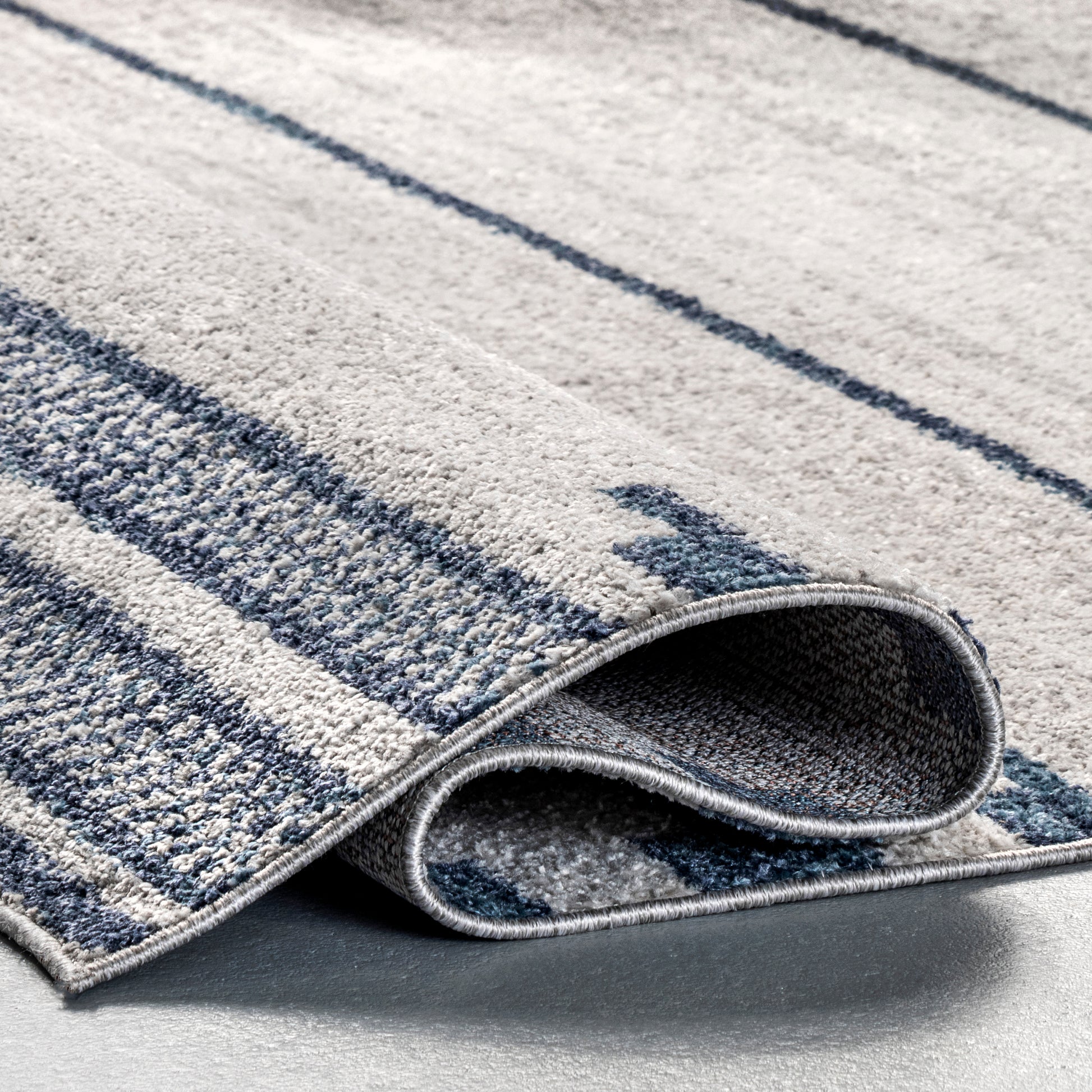 Nuloom Camille Costal Blend Nca2372A Blue Area Rug