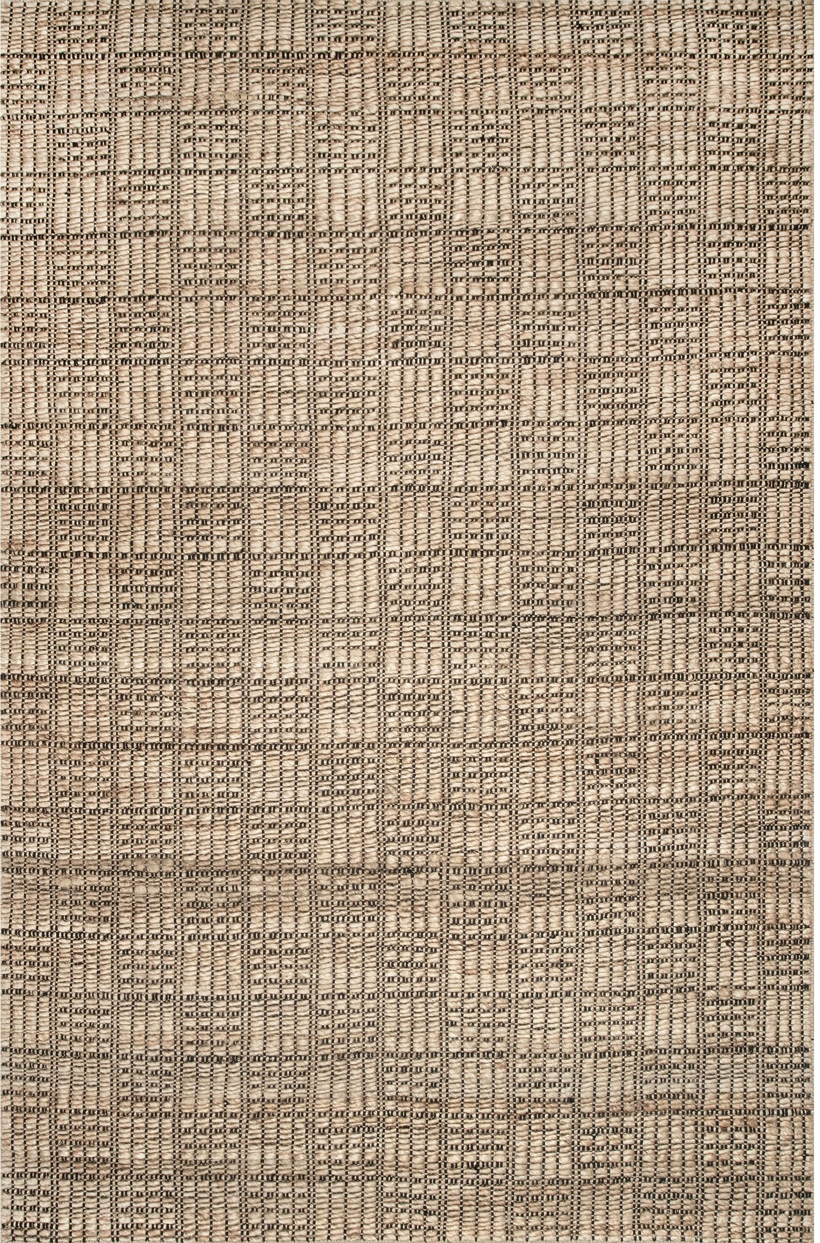 Nuloom Veda Checkered Basketweave Nve1418A Natural Area Rug