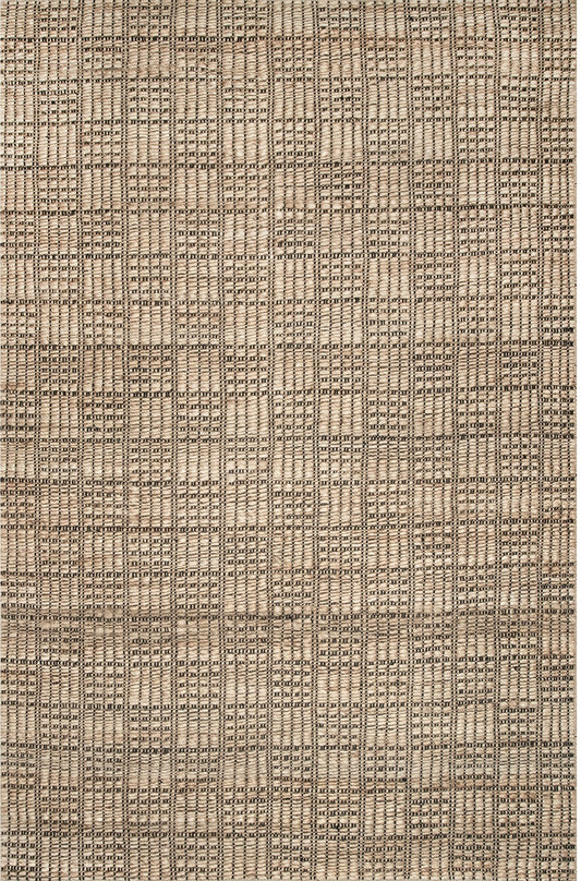 Nuloom Veda Checkered Basketweave Nve1418A Natural Area Rug