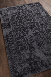 Chandra Xia Xia43700 Grey Vintage / Distressed Area Rug