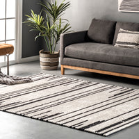 Nuloom Carling Stripes Nca1889A Beige Area Rug