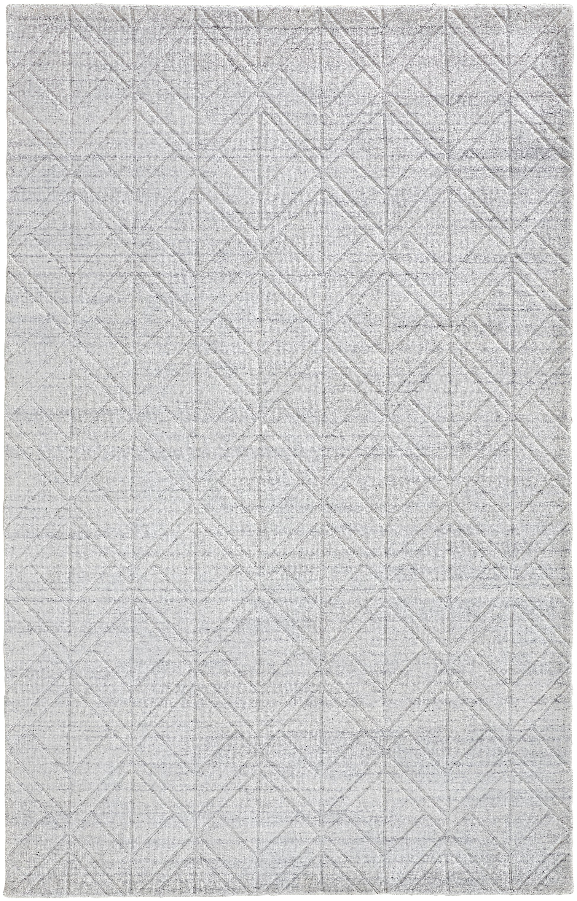 Feizy Redford 8847F White/Silver Area Rug