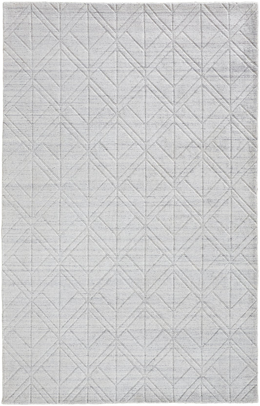 Feizy Redford 8847F White/Silver Area Rug