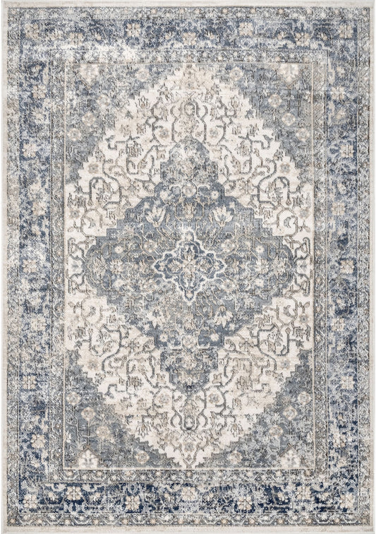 Nuloom Giovanna Plated Ngi2356A Blue Area Rug