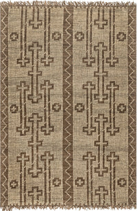 Nuloom Livy And Leather Tribal Nli3574A Natural Area Rug