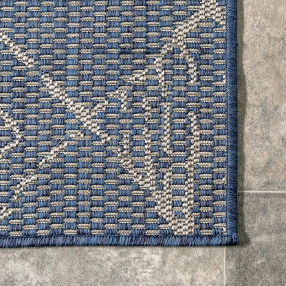 Nuloom Marlow Aztec Nma1781A Blue Area Rug