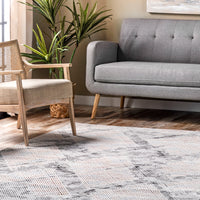 Nuloom Eloise Trellis Nel1756A Light Gray Area Rug