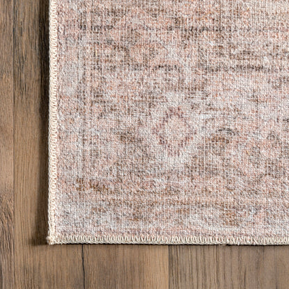 AreaRugs.com Wavaj Nwa1189A Light Pink Area Rug