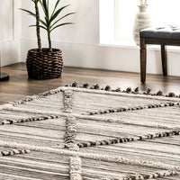 Nuloom Amira Modern Nam2793A Ivory Area Rug