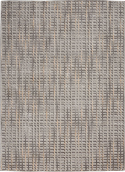 Nourison Solace Sla04 Grey/Beige Area Rug