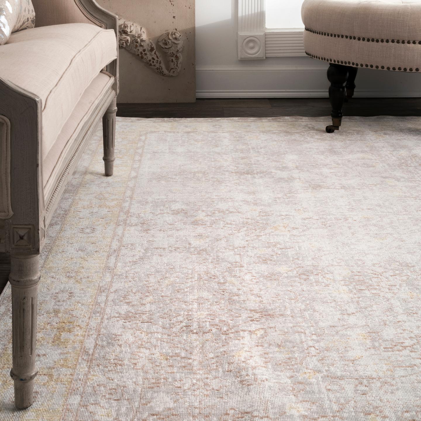 Nuloom Vintage Karla Nvi3044A Beige Area Rug