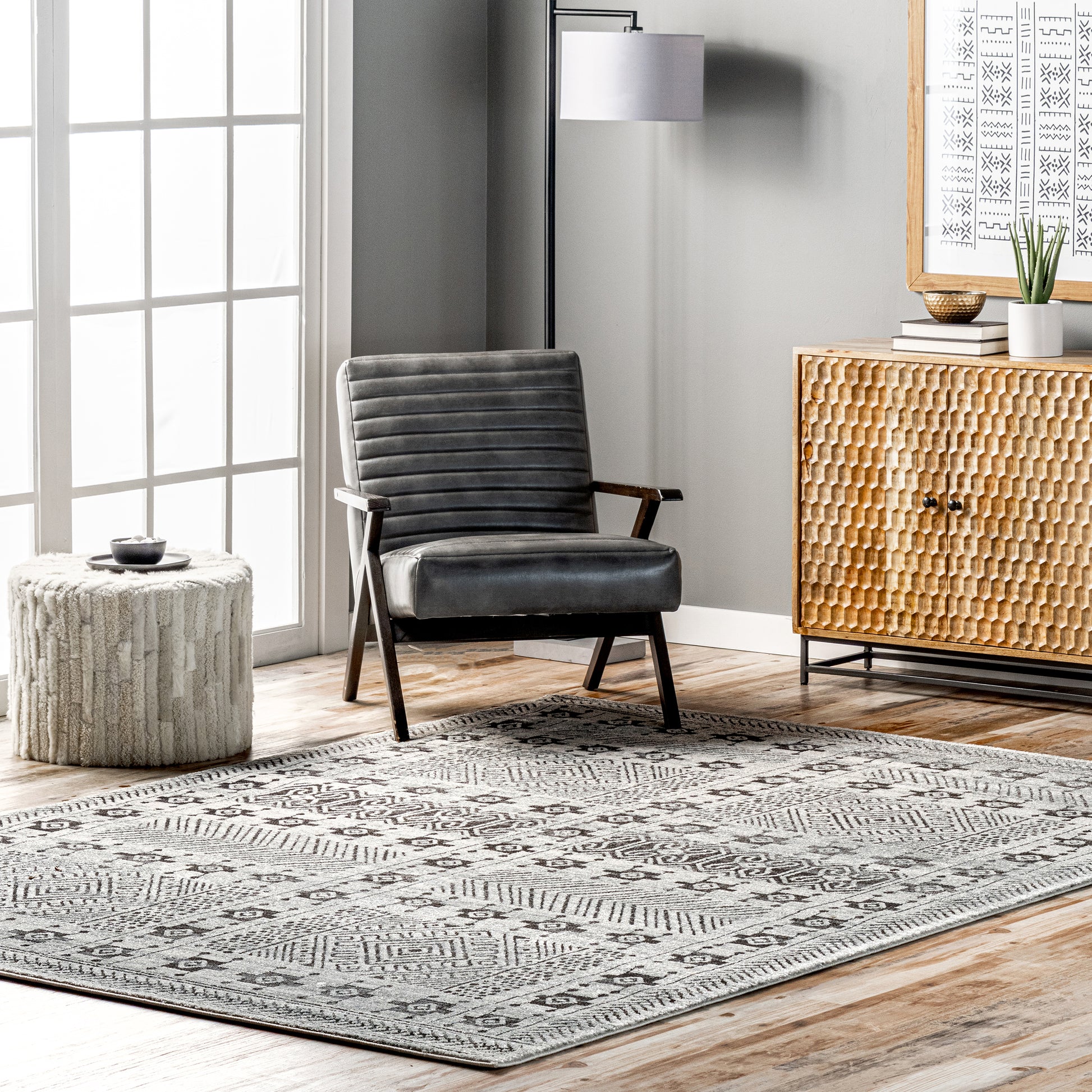 Nuloom Kim Global Inspired Nki3245A Beige Area Rug