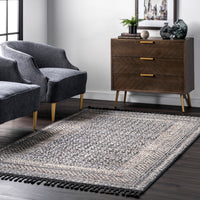 Nuloom Claudia Diamond Ncl3381A Gray Area Rug