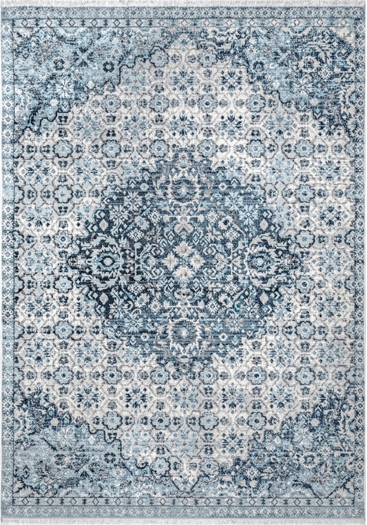 Nuloom Vintage Vicki Nvi2157A Light Blue Area Rug