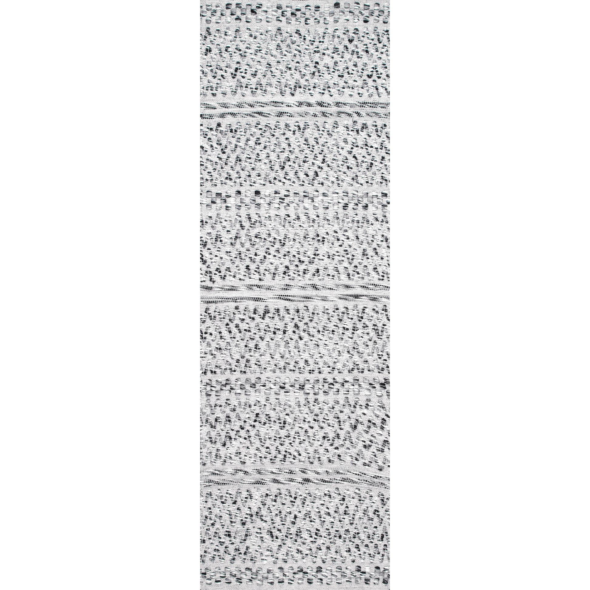 Nuloom Natosha Chevron Nna3586A Silver Area Rug