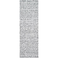 Nuloom Natosha Chevron Nna3586A Silver Area Rug