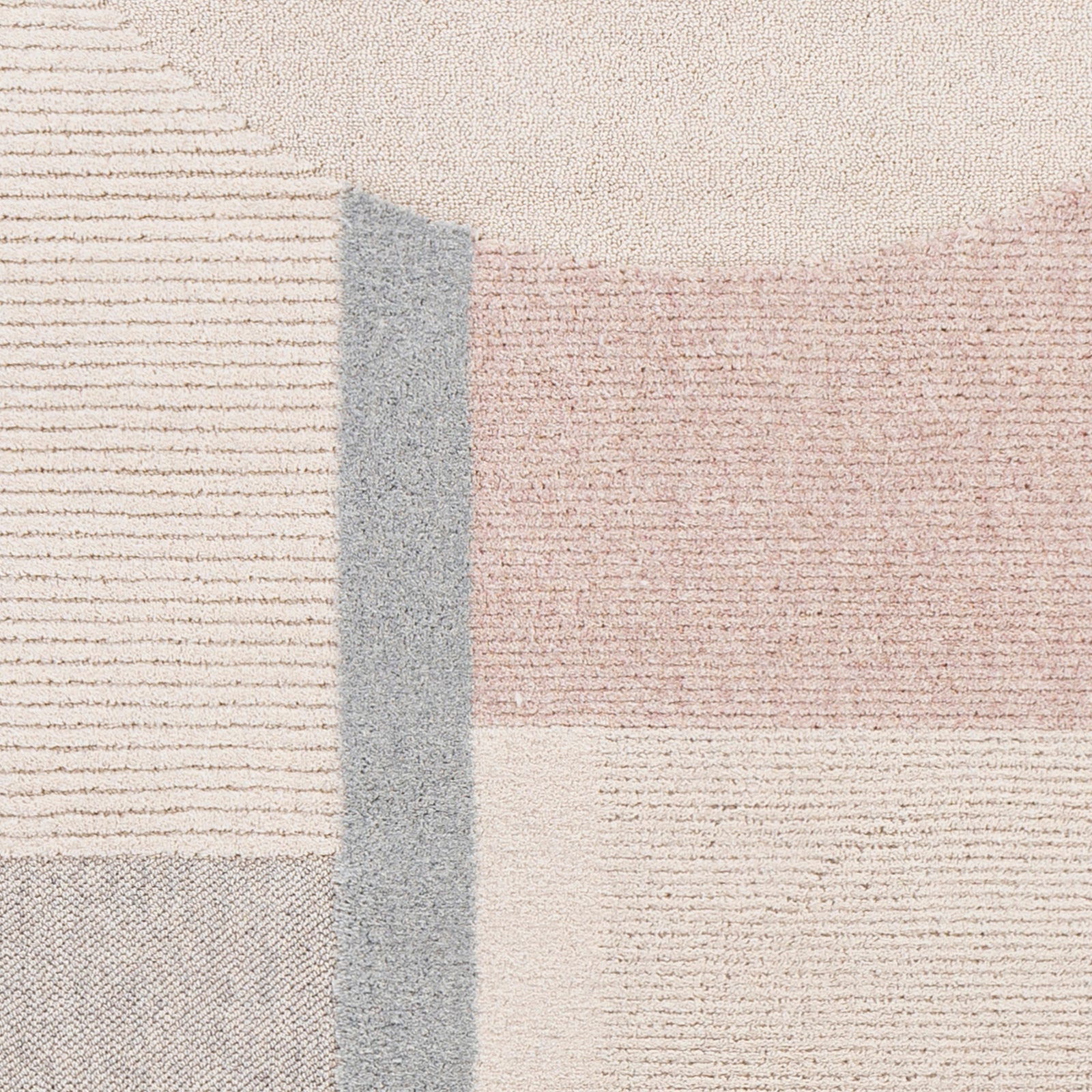 Surya Flux Xuf-1001 Pale Pink, Rose, Beige, Light Gray Area Rug