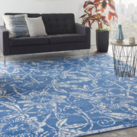 Nourison Whimsicle Whs05 Blue Area Rug