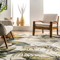 Nuloom Dina Green Leaves Ndi2435A Green Area Rug