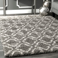 Nuloom Burma Trellis Nbu2661A Dark Gray Area Rug