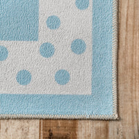 AreaRugs.com Wavaj Nwa1192A Light Blue Area Rug