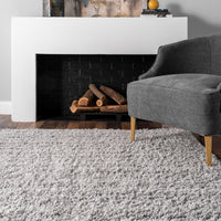 Nuloom Kara Solid Nka2228B Gray Area Rug