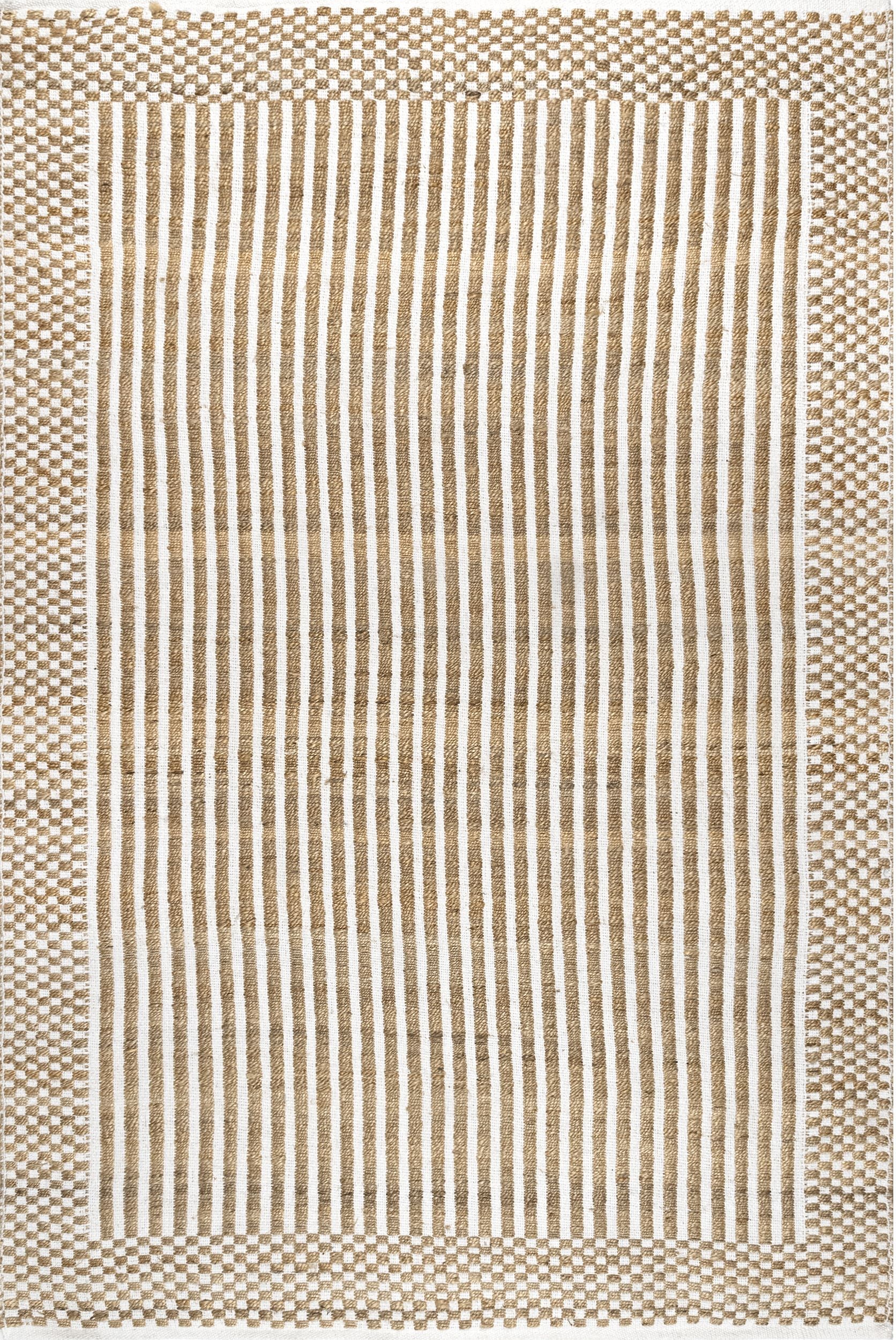 Nuloom Ella And Border Nel3567A Natural Area Rug