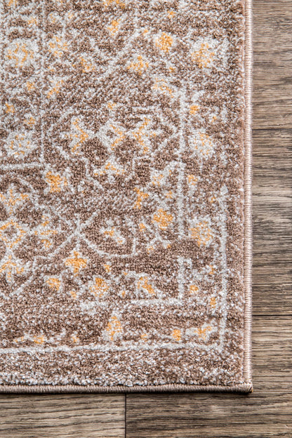 Nuloom Odell Vintage Nod3127A Brown Area Rug