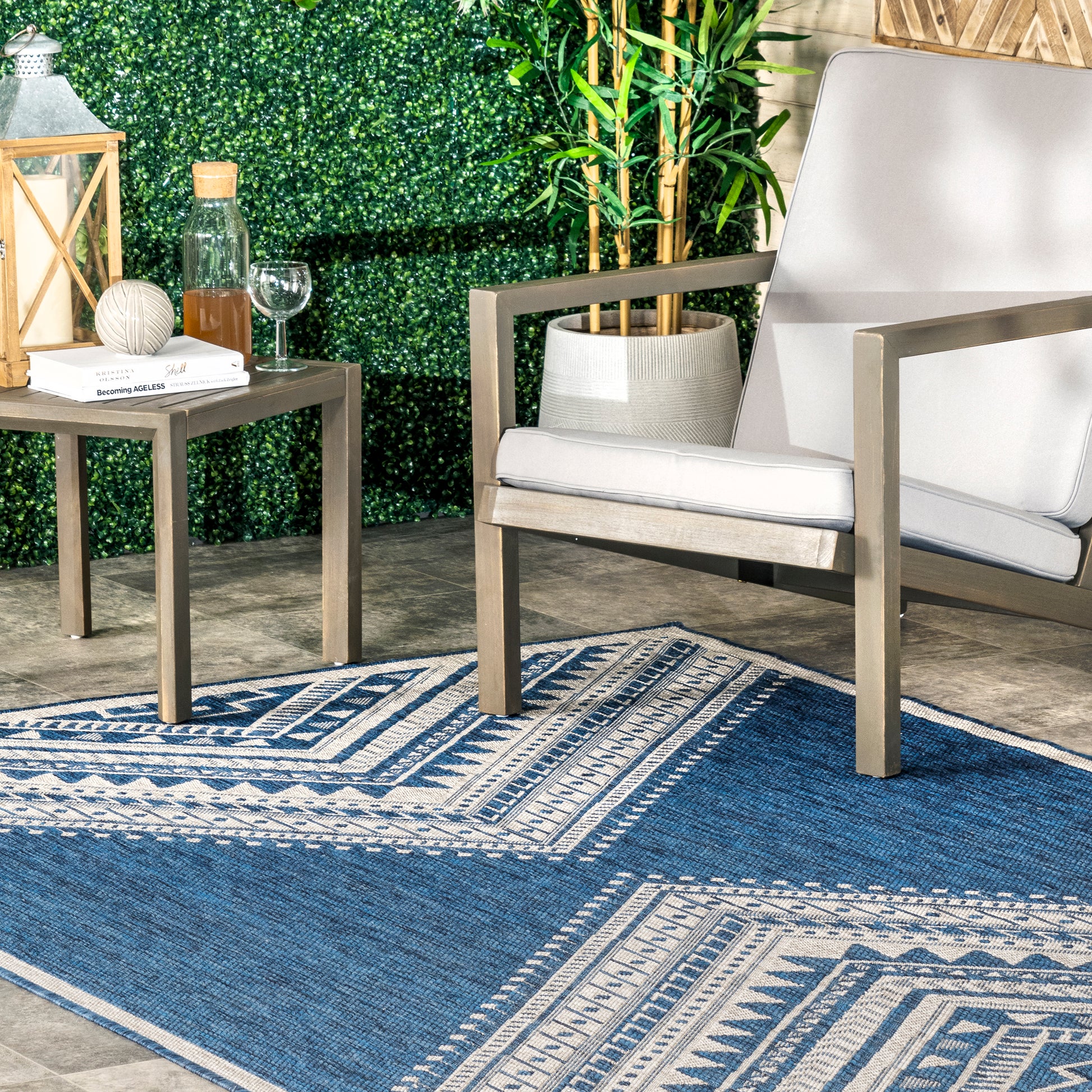 Nuloom Landry Aztec Nla1789B Blue Area Rug