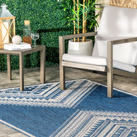 Nuloom Landry Aztec Nla1789B Blue Area Rug