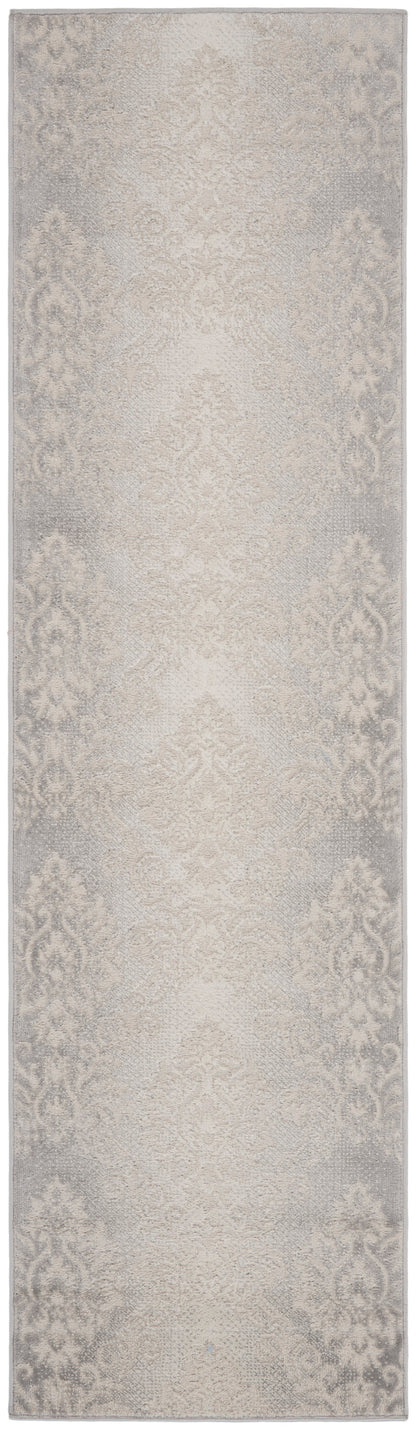 Nourison Elation Etn03 Ivory Grey Area Rug