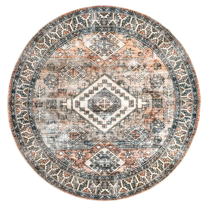 AreaRugs.com Wavaj Nwa1046B Rust Area Rug