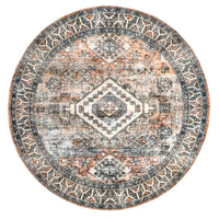 AreaRugs.com Wavaj Nwa1046B Rust Area Rug