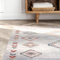 Nuloom Alondra Tribal Nal2394A Ivory Area Rug