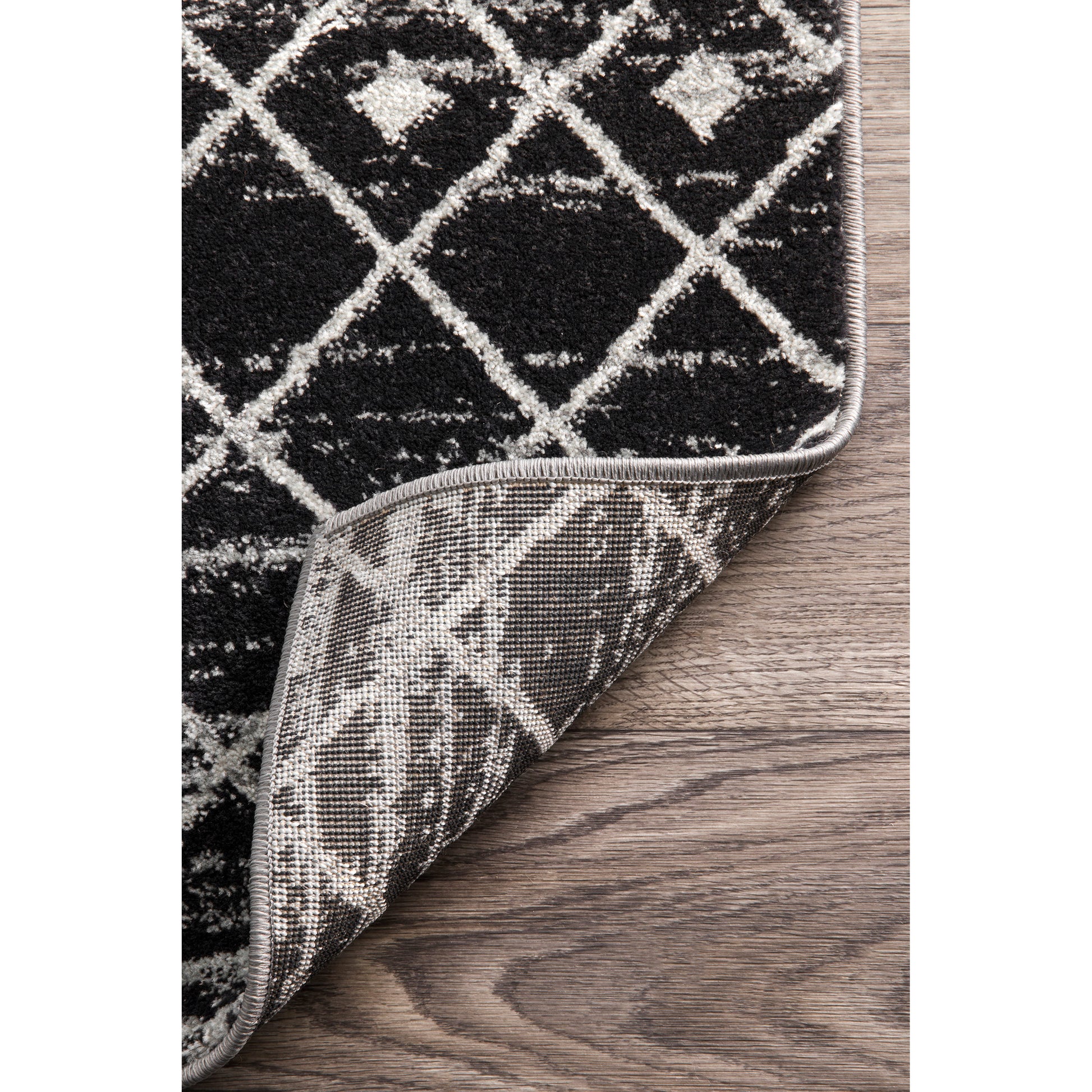 Nuloom Moroccan Blythe Nmo3123A Black Area Rug