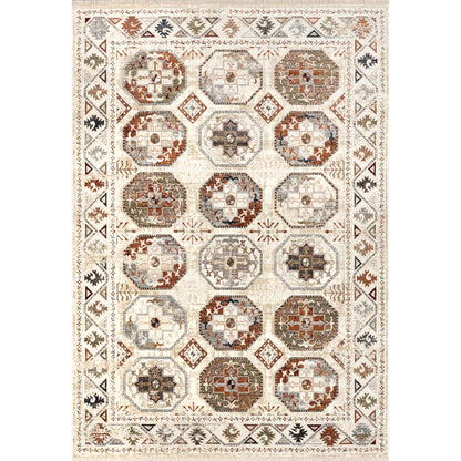 Nuloom Astrid Motif Nas1531A Beige Area Rug