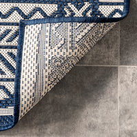 Nuloom Abbey Tribal Nab1799G Navy Area Rug