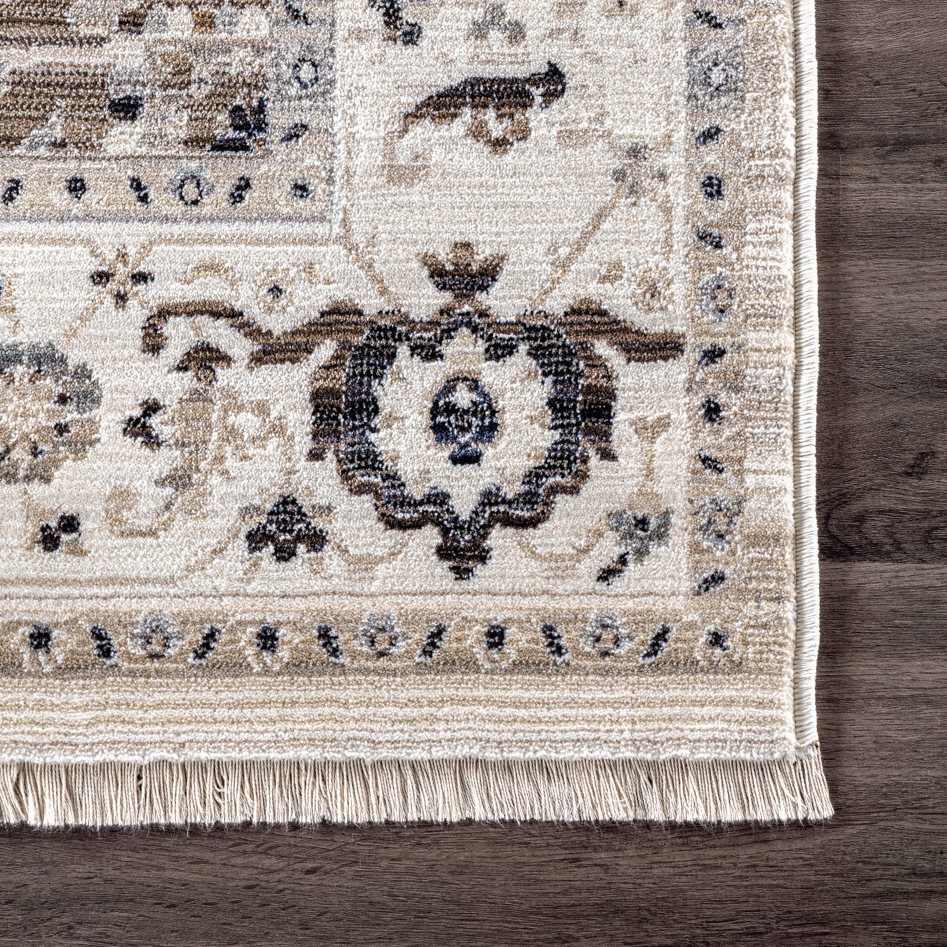 Nuloom Oliveira Floral Nol1523A Beige Area Rug