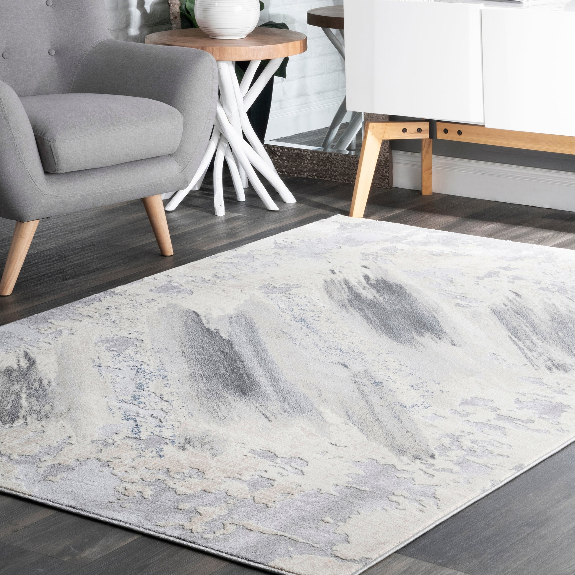 Nuloom Chroma Nch1759A Gray Area Rug